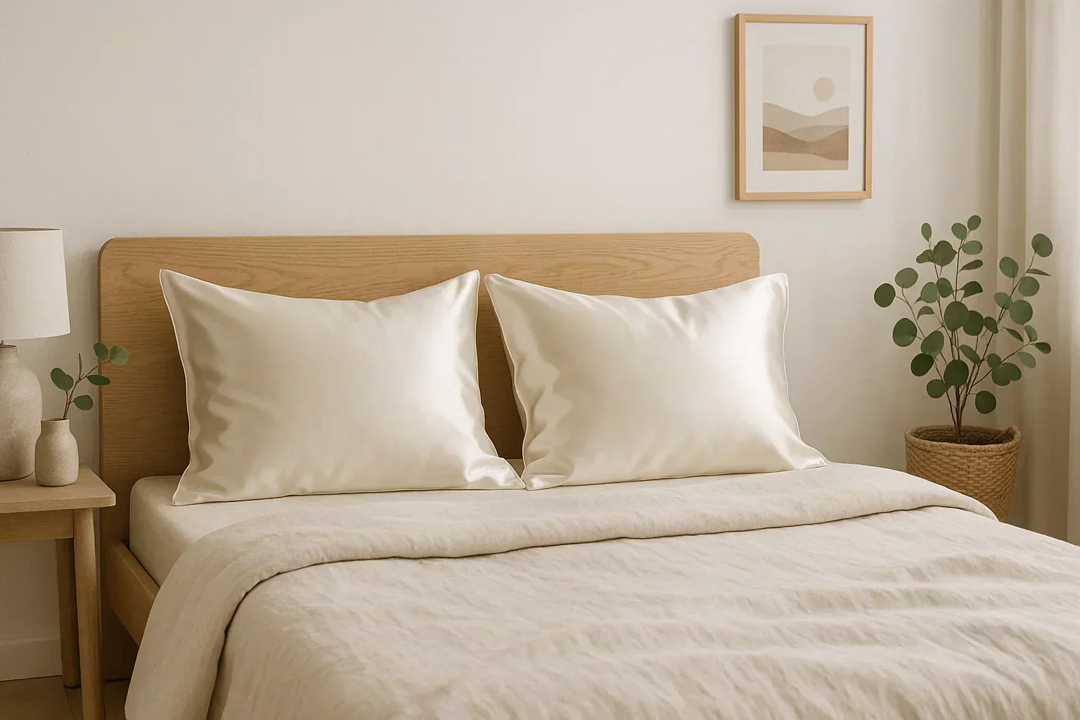 Eucalyptus Silk vs Cotton Pillowcases - Hair & Skin Benefits
