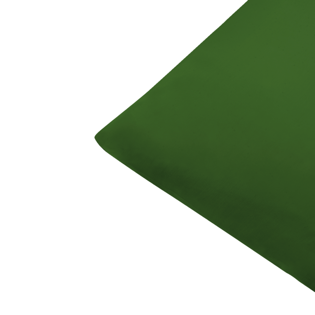 Paar Kissenbezüge aus Eukalyptusseide in Waldgrün (Bestseller)