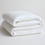 Housse de couette en blanc (soie d'eucalyptus)  Housse de couette en blanc (soie d'eucalyptus)