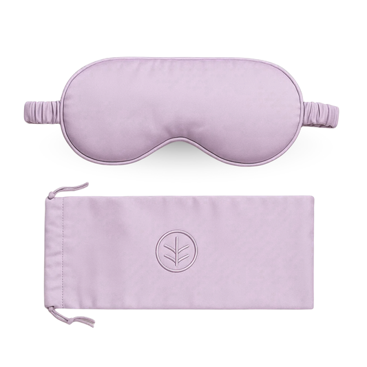 Essential Silk Sleep Eye Mask in Blush (Eucalyptus Silk)