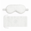 Masque pour les yeux en soie pour dormir en blanc (soie d'eucalyptus)  Masque pour les yeux en soie pour dormir en blanc (soie d'eucalyptus)