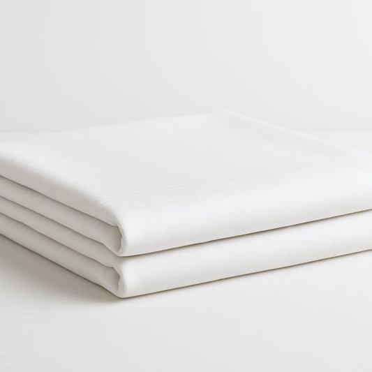 Cool & Crisp Flat Sheet in White (Organic Cotton)