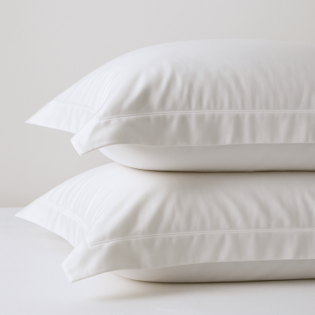 Cool & Crisp Pillowcase Pair in White (Organic Cotton)