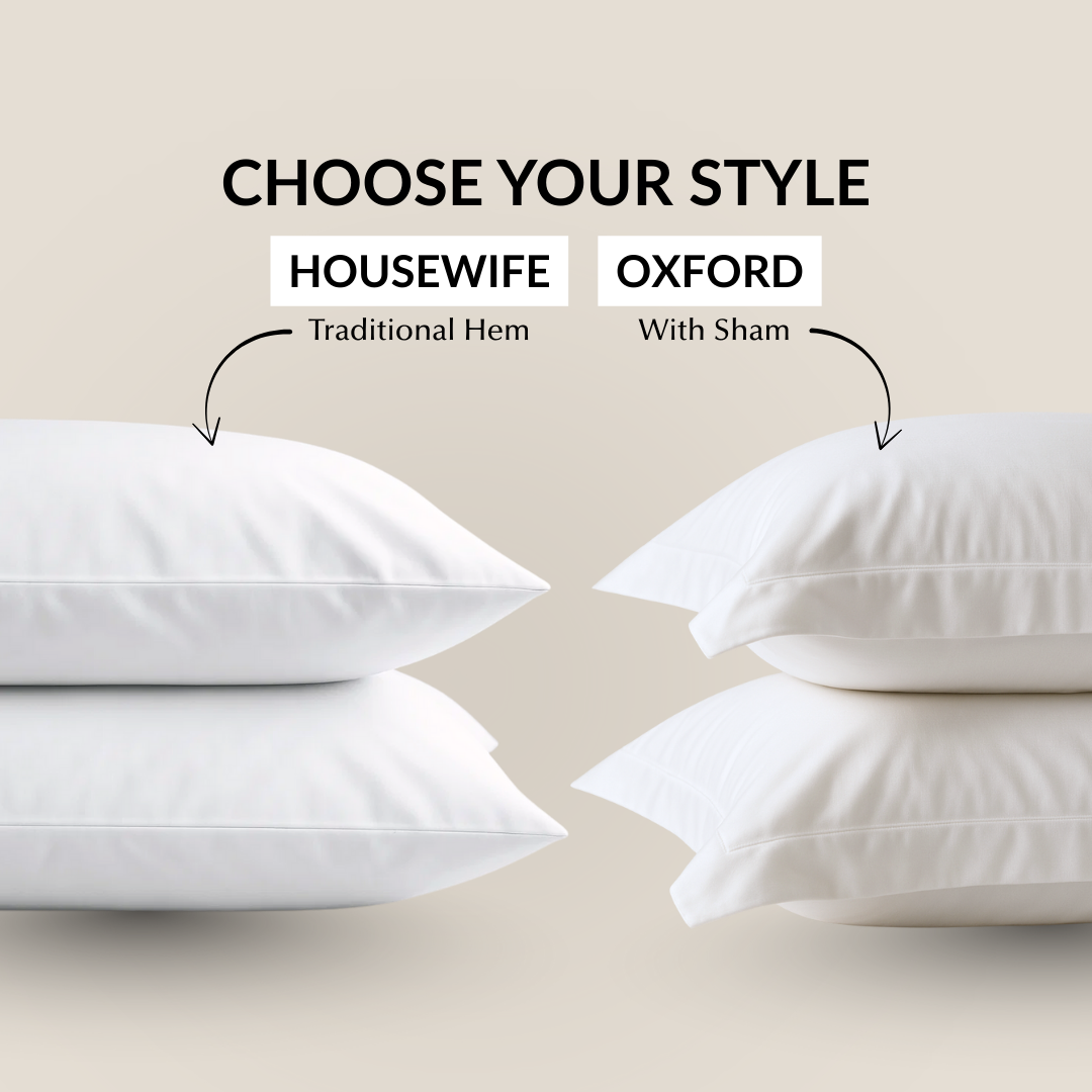 Cool & Crisp Pillowcase Pair in White (Organic Cotton)