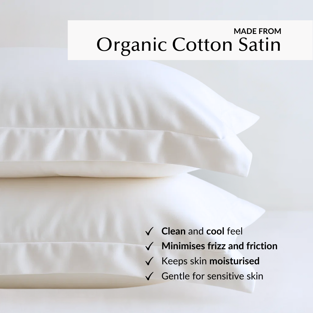 Sleepyhead Pillow Set (Organic Cotton Satin)