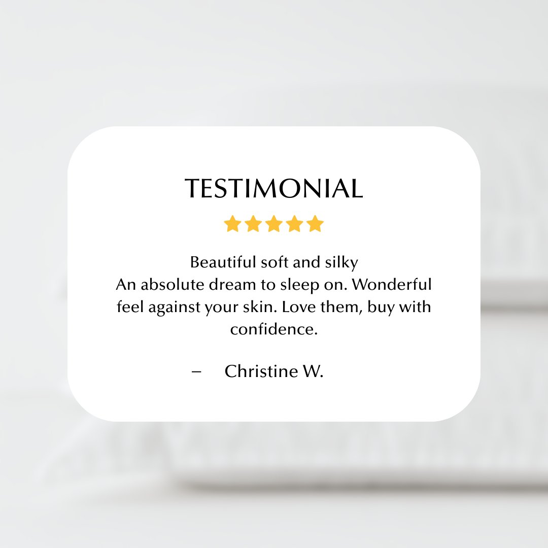 Soft & Silky Pillowcase Pair in White (Organic Cotton)