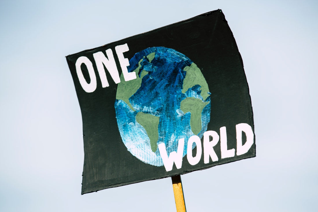 One world protest image