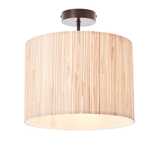 Namaste Collection Seagrass Ceiling Light