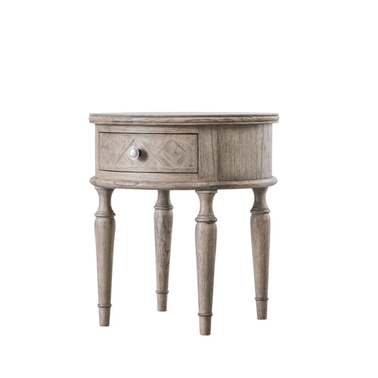 Zen Collection Mindy Ash Round Side Table