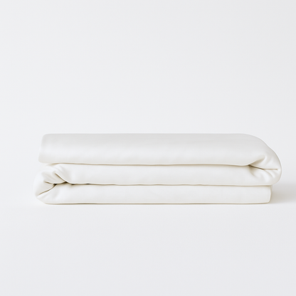Drap plat en blanc (bambou)