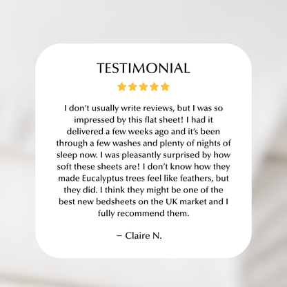 Bettlaken in Weiß (Eukalyptusseide)