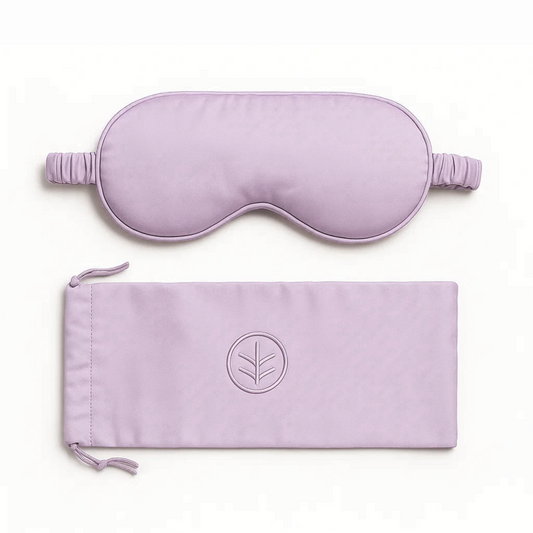 Essential Silk Sleep Eye Mask in Blush (Eucalyptus Silk)