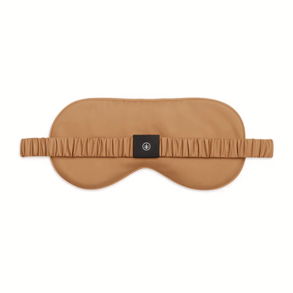 Essential Silk Sleep Eye Mask in Peach (Eucalyptus Silk)