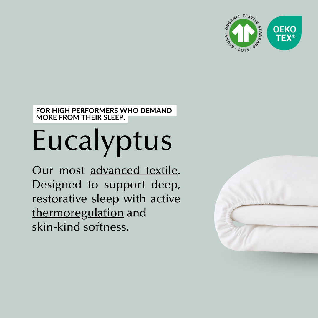 Spannbettlaken in Weiß (Eukalyptusseide) 