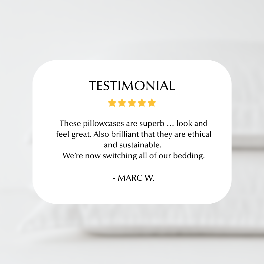 Cool & Crisp Pillowcase Pair in White (Organic Cotton)