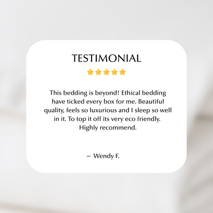 Soft & Silky Duvet Cover in White (Organic Cotton)