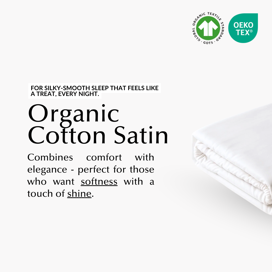 Soft & Silky Fitted Sheet in White (Organic Cotton)