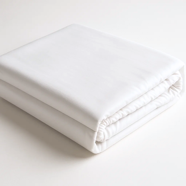 Spannbettlaken in Weiß (Bambus) – Ethical Bedding™