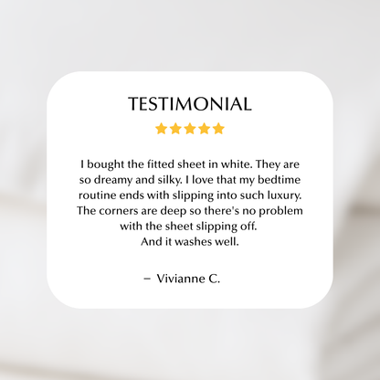 Spannbettlaken in Weiß (Bambus)