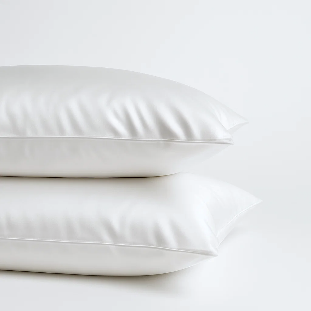 Soft & Silky Pillowcase Pair in White (Organic Cotton)