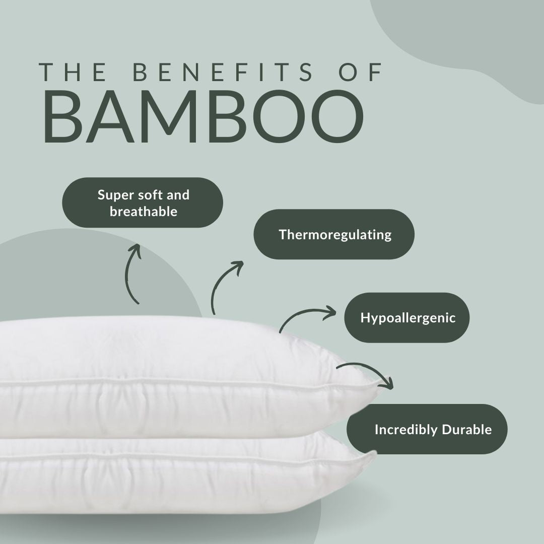 Hypoallergenic fashion bamboo pillow