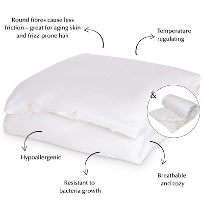 Duvet Upgrade Bundle in White (Eucalyptus & Bamboo)