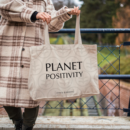 Planet Positivity Tote Bag